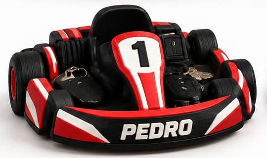 Kart key tray
