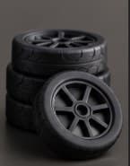 Tyre coasters (set of 4)