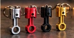 Piston keyring